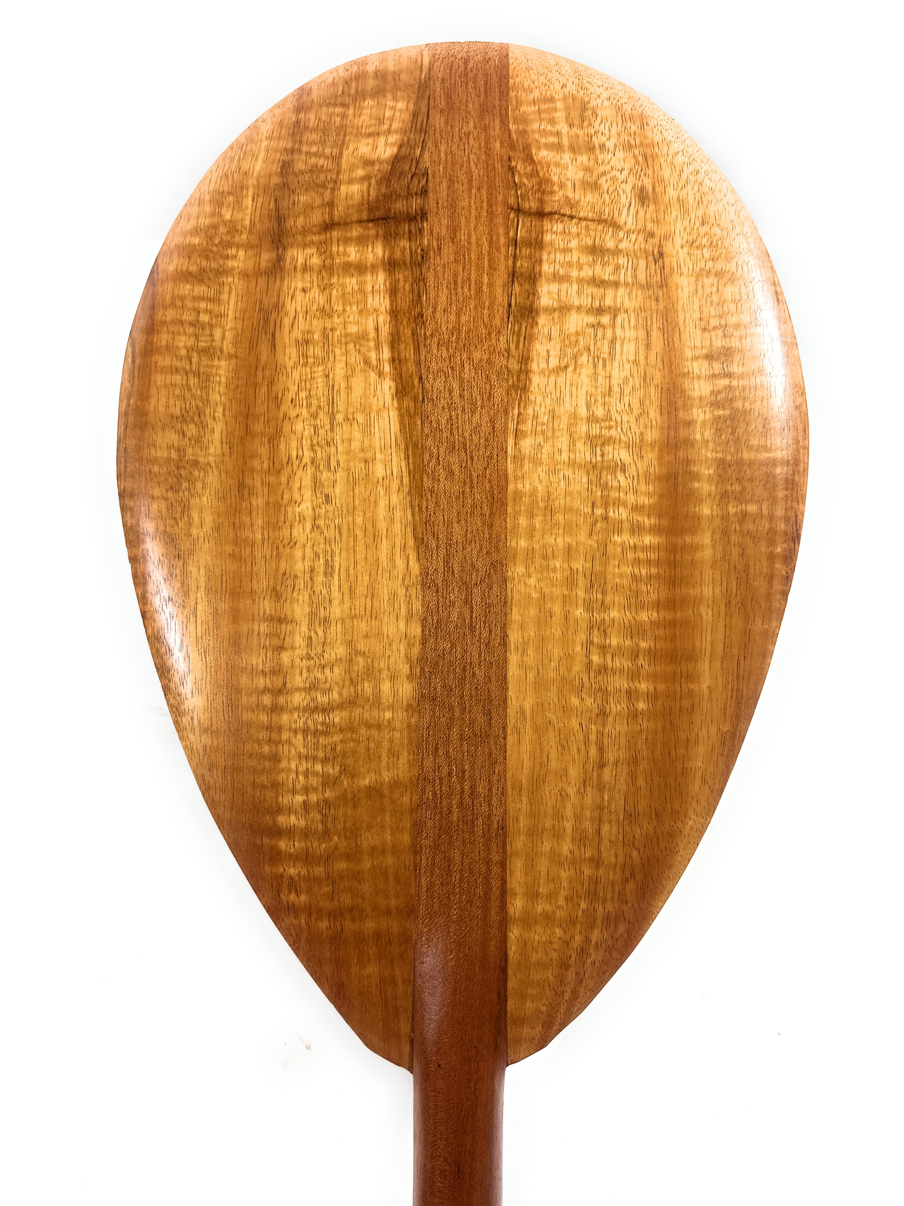 Premium Tiger Curl Koa Paddle 48 inch Steersman - Made in Hawaii | #koa7491 Premium Tiger Curl Koa Paddle 48 inch Steersman - Made in Hawaii | #koa7491